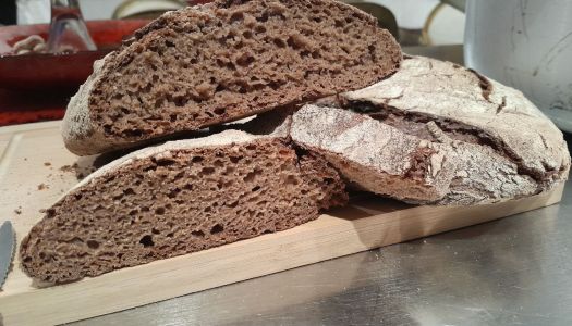 Whole Wheat Rye and Kombucha Bread